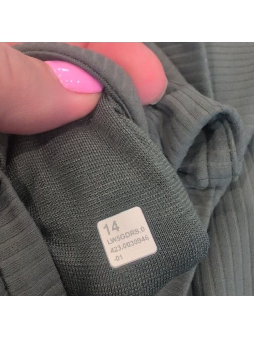 Lululemon Align Ribbed Mini-Flared Pant *Extra Short Dark Forest - Picture 8 of 11